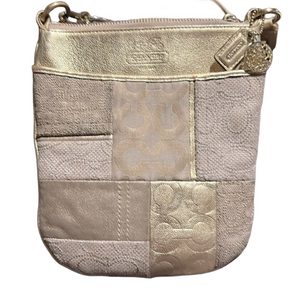 Vintage Coach Patchwork Crossbody Bag